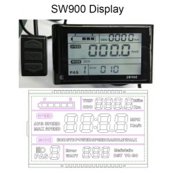 Ovládač súpravy na prestavbu elektrického bicykla 48v 1000w motor 26, 27,5 a 29" KROXNE - 4  