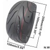 Slanglöst däck 100/55-6,5 för Kaabo Wolf Warrior, Nami Burn-e, Dualtron Thunder 2 och Ultra  - 10 
Passar Kaabo Wolf Warrior, Na