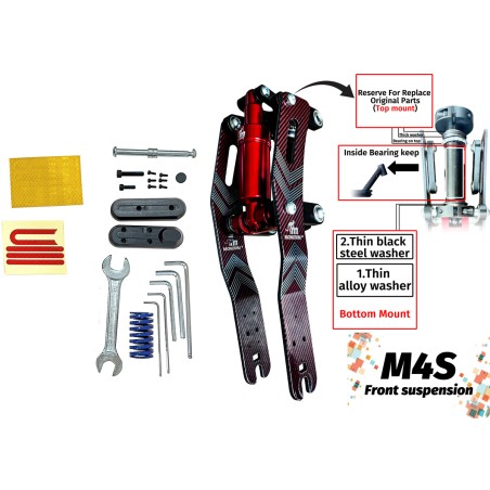 Perednyaya podveska Monorim M4S dlya Xiaomi 4, 4 Pro & Mi 4 Lite – Zapchast & amortizator e-scooter Monorim - 1  
