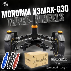 Monorim X3 frontfjæring med to hjul for Ninebot Max G30 & lignende scootere – Reservedel & støtdemper Monorim - 8 Monorim X3 sjo