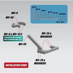 Styredemper for Ausom DT2 Pro, L2, L2 Max, Kugoo F3 Plus & lignende elscootere, stabil & sikker  - 8  