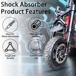 Etujaousitus Monorim MZ3 Plus Dual Air Segway ZT3 parempi ajomukavuus  - 2  