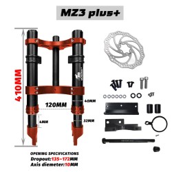 Sospensione anteriore Monorim MZ3 Plus Dual Air per Segway ZT3 piu comfort  - 10 Importante: questo prodotto deve essere install