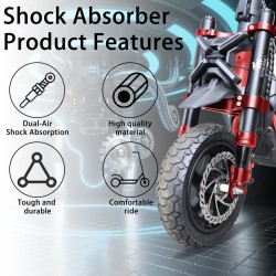 Przednie zawieszenie Monorim MZ3 Plus Dual Air do Segway ZT3 poprawa komfortu jazdy  - 12  