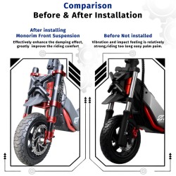 Sospensione anteriore Monorim MZ3 Plus Dual Air per Segway ZT3 piu comfort  - 14 Importante: questo prodotto deve essere install