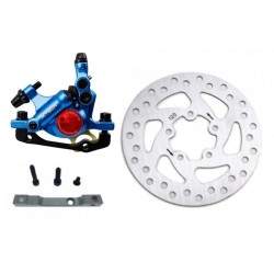 Komplett blå xTech bremsesett for Xiaomi M365, 1S, Essential, Pro2 eller M365 Pro. ZOOM xTech - 1 
Zoom Xtech HB100 blå brems ko