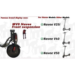 Suspension delantera Monorim MV0 para Navee  V25 V40 V50, mejora confort, control y estabilidad  - 5  