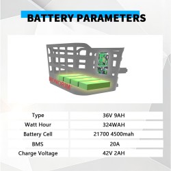 Monorim BPK350 konverzní sada motor 380w - baterie v ceně  - 4 Monorim BPK350 power kit pro elektrický bicykl, 380W – Přeměňte s