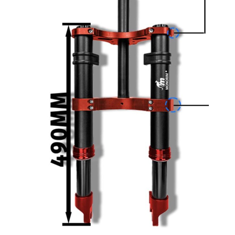 Monorim MD0 Air Hydraulic esiamordistus 490mm x 165mm  - 5 
Sobivus: sobib uhilduvatele Monorim MD0 esihargi lahendustele; kontr