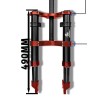 Priekine pakaba Monorim MD0 Dual Air Version 490mm x 165mm  - 2 
Suderinamumas: skirta konfiguracijoms su 490mm x 165mm matmenim