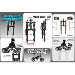 Monorim MD0 Dual Air Version 490mm x 165mm frontfjaring  - 13 
Kompatibilitet: for oppsett som krever 490mm x 165mm (sjekk passf