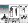 Sospensione anteriore Monorim MD0 Dual Air Version 490mm x 165mm  - 13 
Compatibilita: pensata per configurazioni con misura 490