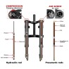 Monorim MD0 Air Hydraulic esiamordistus 490mm x 165mm  - 14 
Sobivus: sobib uhilduvatele Monorim MD0 esihargi lahendustele; kont