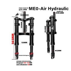 Monorim ME0 Air eesmine vedrustus - Hidraulic version 565mm x 165mm  - 11 
Uhilduvus: Monorim ME0 Air eesmine vedrustus Hidrauli