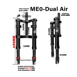 Perednia pidviska Monorim ME0 Dual Air 565mm x 165mm  - 7 
Sumisnist: perednia pidviska Monorim ME0 Dual Air 565mm x 165mm dlia 