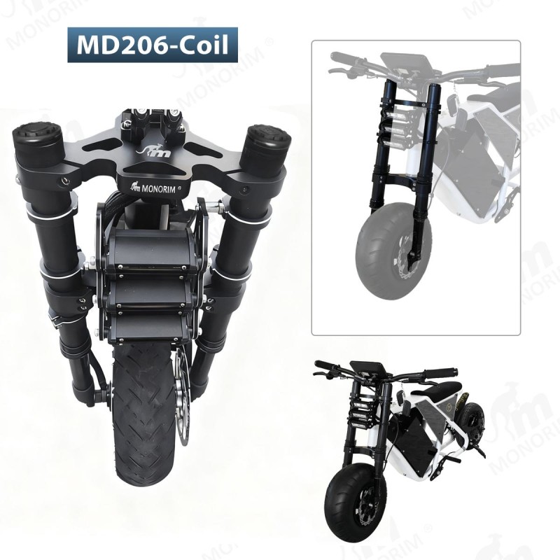 Monorim MD206 Coil Spring front suspension 490mm x 206mm  - 8 
Compatibility: Monorim MD206 Coil Spring front suspension 490mm x