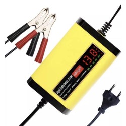 12V 2A akkumulátortöltő ólom-savas akkumulátorokhoz 7Ah 12Ah 14Ah 20Ah  - 2 Fo jellemzok

Digitális LCD-kijelzo, amely valos ido