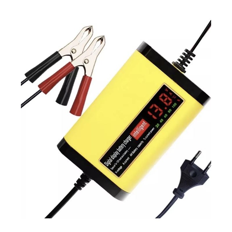12V 2A Batterieladegerät für Blei-Säure-Batterien 7Ah 12Ah 14Ah 20Ah  - 2 Hauptmerkmale

Digitales LCD-Display mit Echtzeitanzei