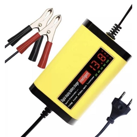 12V 2A acculader voor loodzuuraccu’s 7Ah 12Ah 14Ah 20Ah  - 2 Belangrijkste kenmerken

Digitaal LCD-scherm met realtime weergave 
