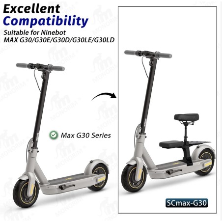 Monorim SCMAX-G30 zadel voor Segway Ninebot G30 LP D P E  - 2  