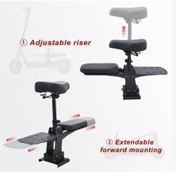 Monorim SCMAX-G2 zadel voor Segway Max G2 en G65  - 6  