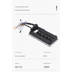Sinusoidalnyy kontroler elektrotransporta 60V-72V 3000W 80A Monorim MC80A  - 7 Sinusoidalnyy kontroller elektricheskogo transpor