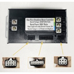 Sinusni brushless krmilnik motorja komplet 48V 84V 50A 3000W s plinom in zaslonom  - 14 Seznam izdelkov

50A krmilnik + 1 ročica