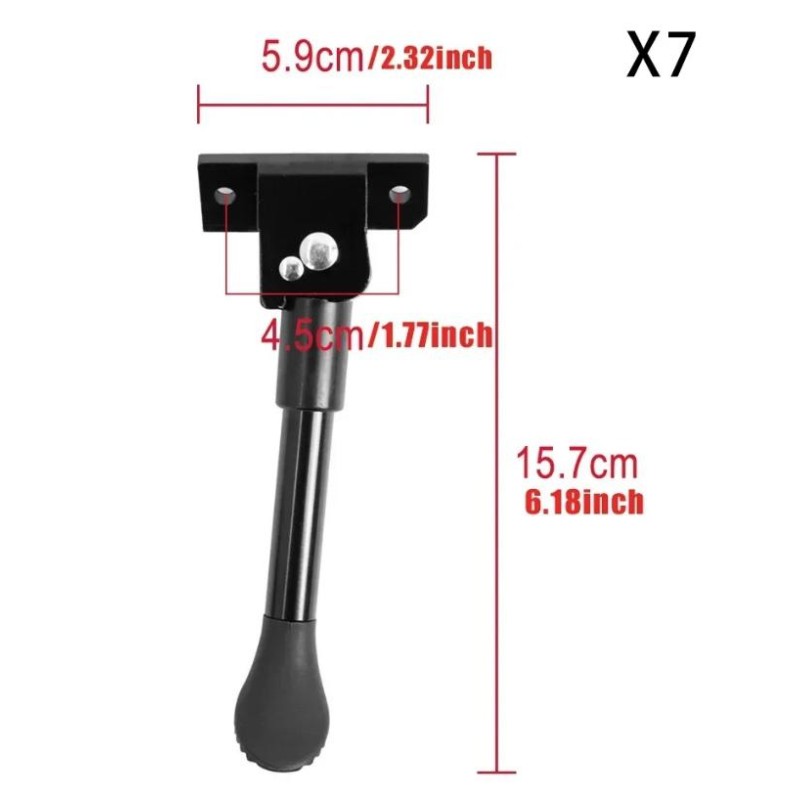Seitenstaender fuer E Scooter HX X7, HX X8, HX X9 oder aehnliches Modell  - 1 
Praezise Kompatibilitaet mit HX X7, HX X8, HX X9 