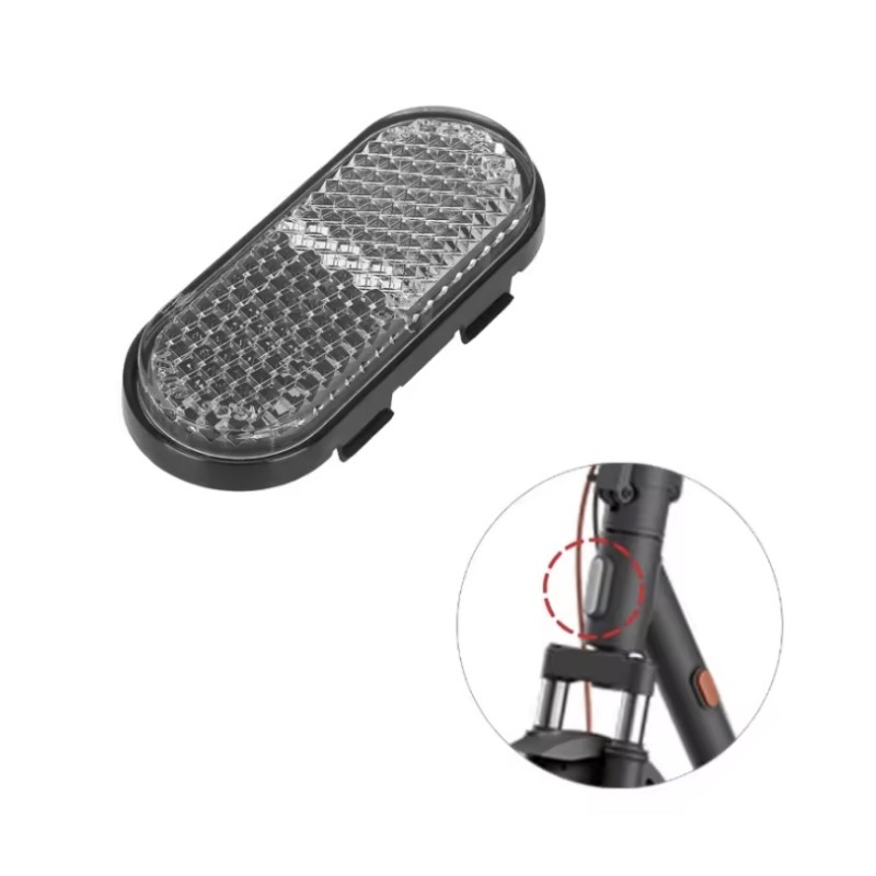 Przedni odblask do hulajnogi Xiaomi Electric Scooter Elite  - 1 Dokladna kompatybilnosc z Xiaomi Electric Scooter Elite i pewny 