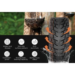 Terénní pneumatika 85/65-6,5 pro elektrickou koloběžku Navee N65, Kugoo G-Booster / G2 Pro nebo podobnou  - 7 
Rozměr 85/65-6,5 