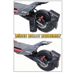 Amortisseur a air Monorim MZR3 Pro pour Segway ZT3 versions 145mm et 165mm  - 6  