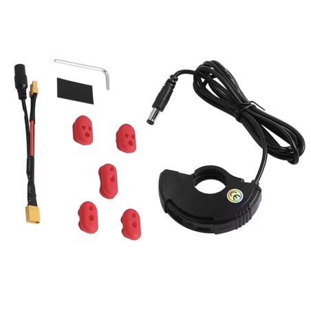 USB- ja USB-C-latausportti sahkopotkulaudan ohjaustankoon - XT30, XT60 ja XT90  - 1 Sopii sahkopotkulautojen, sahkoskootterien j