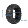 Vollgummi Wabenreifen 11 Zoll 90/65-6.5 für Dualtron Thunder, Kaabo und Zero Scooter  - 13 Passend für 11-Zoll-Felgen 90/65-6.5 