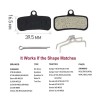 Bremseklodser Shimano Saint M810/M820, Zee M640, XTR M9120, XT M8020, Deore MT520 og TRP Quadiem/Slate T4  - 2 
Passer til mange