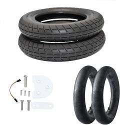 10-palčni kompleti koles Emove za Xiaomi PRO Črna - rdeča - bela  - 1  