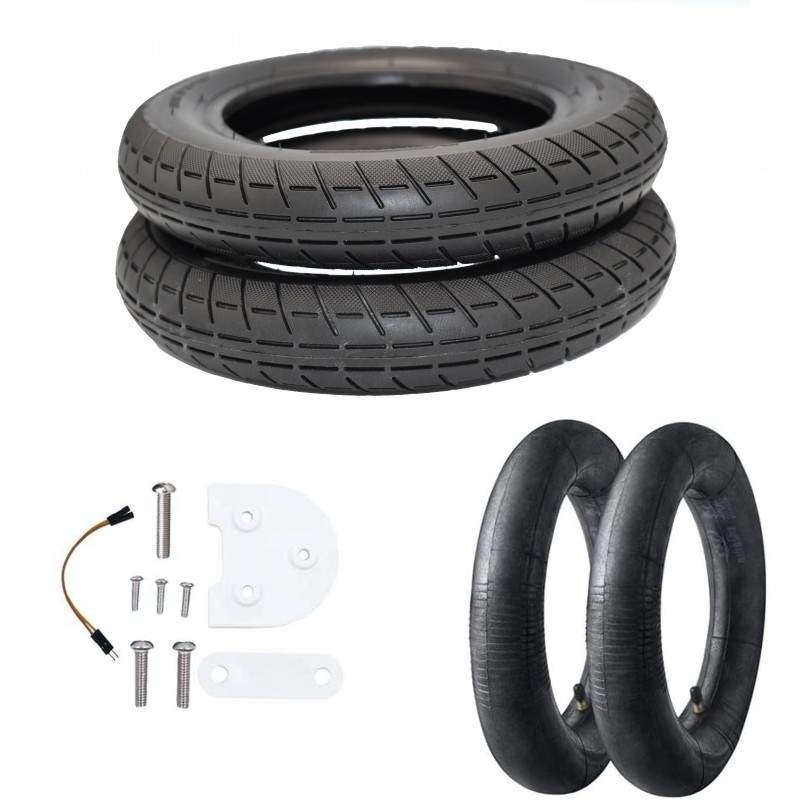 10 tuuman Emove-merkkiset pyöräsarjat Xiaomi PRO -mustalle - punainen - valkoinen  - 1  