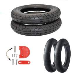 Kit ruote di marca Emove da 10 pollici per Xiaomi PRO Nero - Rosso - Bianco  - 3  