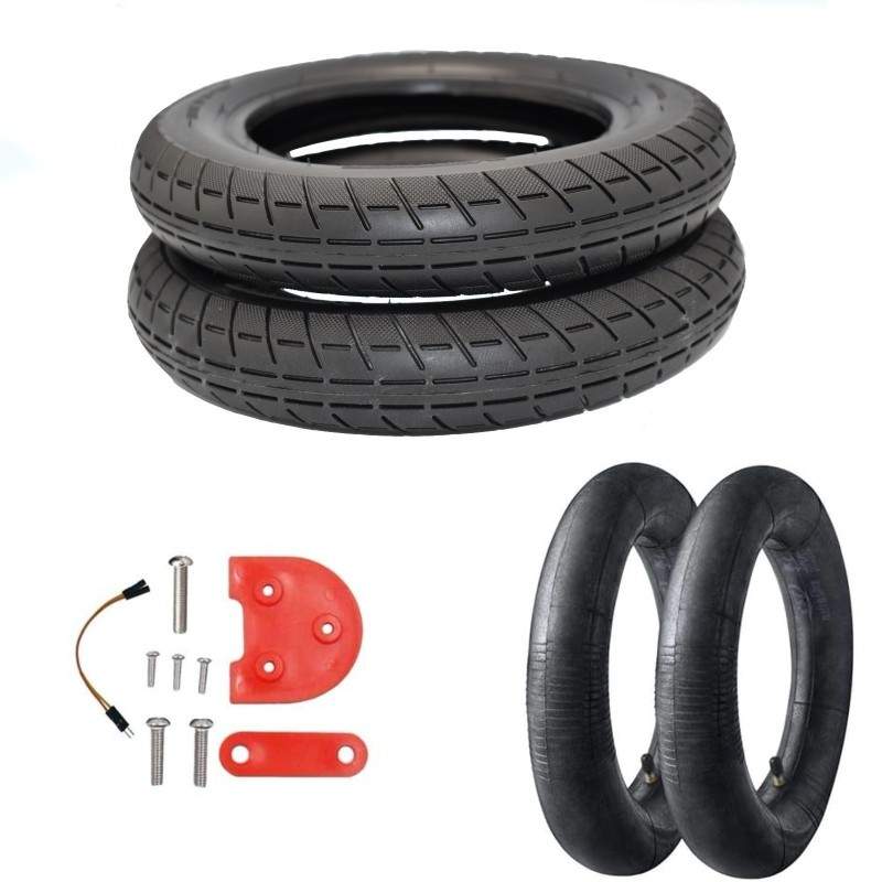 Kit ruote di marca Emove da 10 pollici per Xiaomi PRO Nero - Rosso - Bianco  - 3  