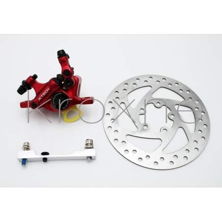 Plíres kókkino kit frénon dankána xTech gia Xiaomi M365, 1S, Pro2 í M365 Pro ZOOM xTech - 2 Κιτ εγκατάστασης ζουμ Xtech HB100 κό
