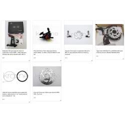 MXR1-MD V1 fékkészlet csomag MXR1-hez Monorim - 1 Javítsa fékrendszerét Ninebot Max motorjának tárcsafékkel történő felszerelésé
