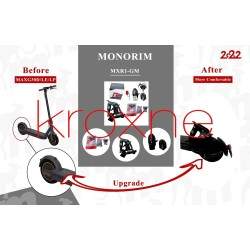 Monorim MXR1-GM stražnji ovjes s nosačem registarskih pločica i rastezljivim blatobranom za Ninebot Max Monorim - 24  






Mon