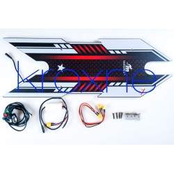 Monorim dekk ALD WDL / base for elektriske scootere med led lys og venstre/høyre blinklys Monorim - 1 Sokkel med led lys og vens