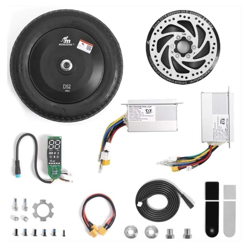 DUAL52 AWD Kit de actualización para PACK U5 2.0 para patinetes eléctricos Xiaomi - kit DUAL MOTOR Monorim - 37 ** Paquete Dual5