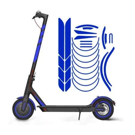 Helkurkleebised Xiaomi M365, 1S, Pro2, M365 Pro ja Essential šassiile Xiaomi - 24 Helkurkleebised Xiaomi M365, 1S, Pro2, M365 Pr