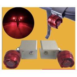 Bakre sidoljussats.  - 7 Bakre sidoljussats.
Installera en extra sats med bakre varningsljus
Bakre sidoljussats. Med denna varni