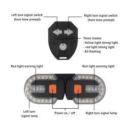 Lumina intermitentă pentru bicicleta scuter Wan - 9  