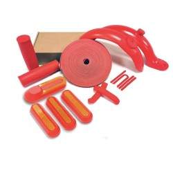 Kit de carénage avec couleur personnalisée - ailes plus extras - design standard et grand feu arrière.  - 2 Kit de carénage avec