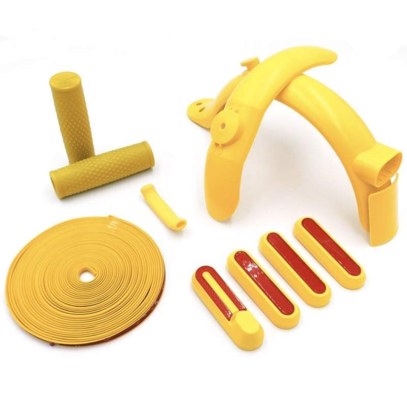 Kit de carenagem com cor personalizada - para-lamas mais extras - padrão e design de lanterna traseira grande  - 5 Kit de carena