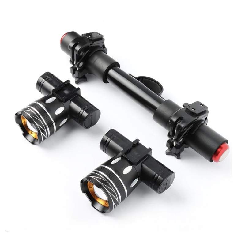 Dubbele LED-lichtbalk voor Xiaomi elektrische scooter met 1200mAh-batterij  - 1 Dubbele LED-lichtbalk voor Xiaomi elektrische sc