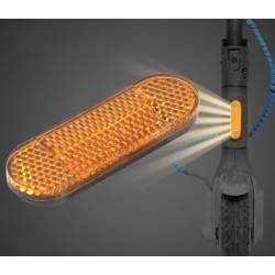 Cubierta de plástico reflectante de plástico frontal para Xiaomi 1S, Pro 2, Mi Scooter 3 Xiaomi - 1 Cubierta de plástico reflect